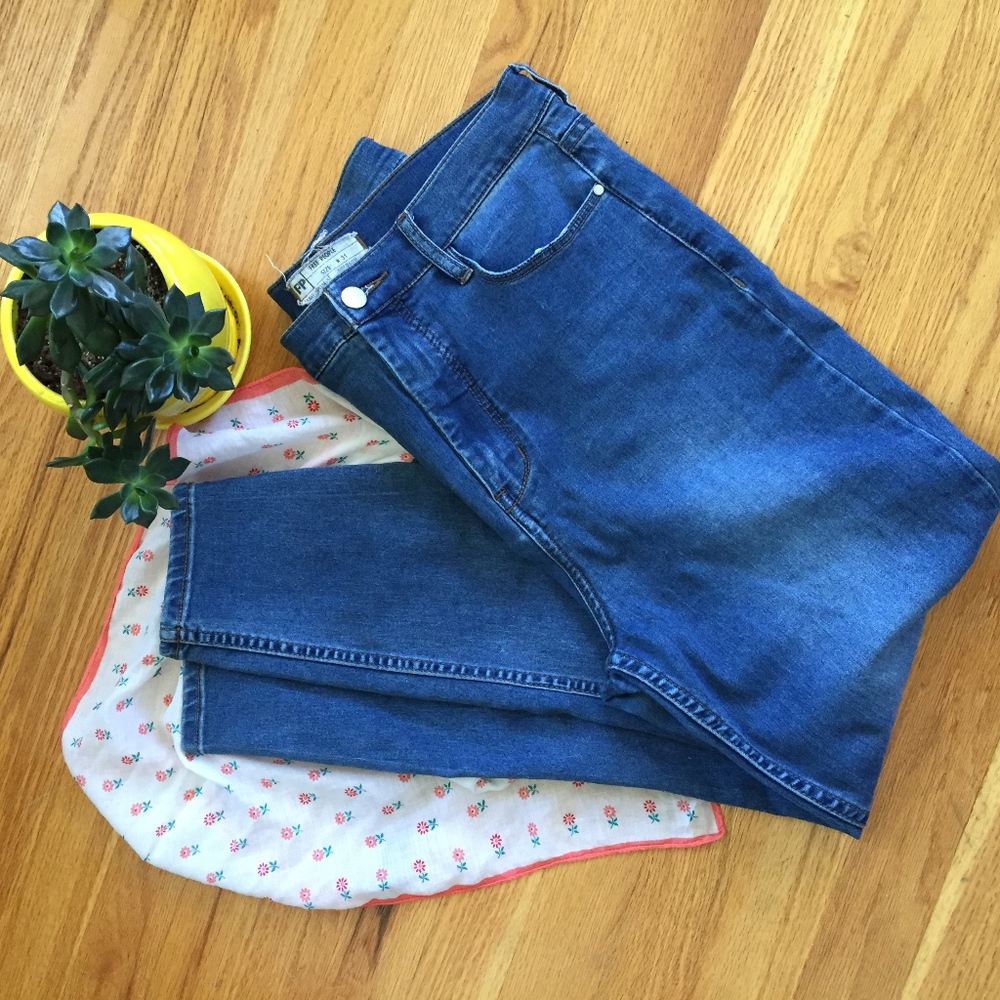 High Waist Free People Jeans